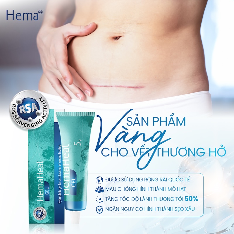 HemaHeal - Giải pháp phục hồi chuyên sâu cho vết thương hở